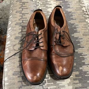 Men's Brown Leather Dress Shoes